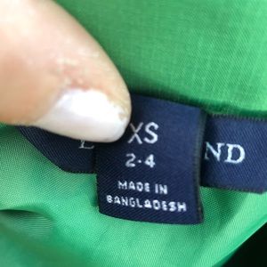 Lands End Women’s XS Rain Coat w/ Detachable Hood